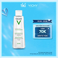 Nước Tẩy Trang Micellar 3 Trong 1 Dành Cho Da Dầu, Da Mụn Vichy Normaderm 3 In 1 Micellar Solution 200ml