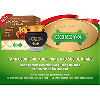 Cao Đặc Cordy X Chứa Tinh Chất Đông Trùng Hạ Thảo Và Nấm Linh Chi Giúp Hấp Thu Nhanh Tăng Cường Sức Khỏe, Nâng Cao Sức Đề Kháng Lọ 65g