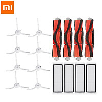 8pcs Side Brush 4pcs Roller Brush 4pcs HEPA Filter for Xiaomi Roborock Robot Vacuum Cleaner Xiaomi Mi Robot Accessories Parts
