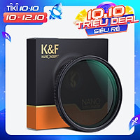 Bộ Lọc Trung Tính Biến Thiên Siêu Mỏng Cho Ống Kính Máy Ảnh Canon Và Sony K&F CONCEPT (ND2-ND32)