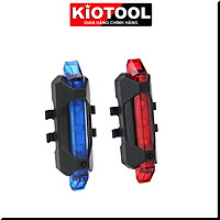 Đèn báo hiệu gắn đuôi xe đạp Kiotool nhiều chế độ sáng chống nước