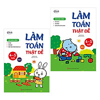 Combo Làm Toán Thật Dễ  (4-5 Tuổi)