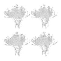 200x Artificial Realistic Dry Branches Flowers for Banquet Store Decoration