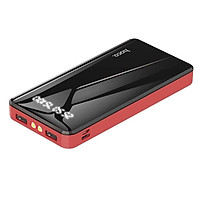 Pin dự phòng B27 Plus 13000mAh 2 đầu vào (Type-C&Micro-USB) 2 đầu ra chuẩn USB-A sạc nhanh 3.0A tích hợp đèn LED chiếu sáng - Hàng chính hãng