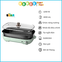 Nồi Lẩu Nướng Đa Năng BEAR SUBE004 3 In 1 - Hàng Chính Hãng