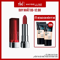 Son Lì Mịn Môi Không Khô Môi Maybelline New York Color Sensational The Creamy Mattes Lipstick 3.9g