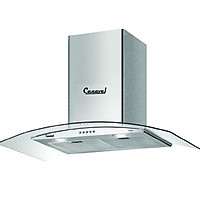 Máy Hút Mùi Kính Cong Canaval CA-8790S Điều Khiển Nút Cơ 3 Tốc Độ, Bộ Phận Lưới Lọc Kép, Lưu Lượng Hút 1000m3/h - Hàng Chính Hãng