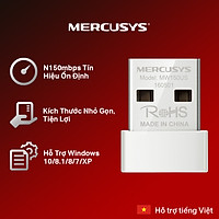 Bộ Chuyển Đổi Wifi Mercusys MW150US USB Wifi Nano N150 - Hàng Chính Hãng