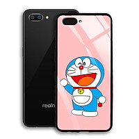Ốp Lưng Kính Cường Lực cho điện thoại Realme C1 - 03040 7862 DRM06 - Cúc Họa Mi - Hàng Chính Hãng