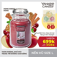 Nến hũ Yankee Candle - Home Sweet Home - L (623g)