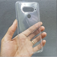 Ốp lưng dẻo silicone trong suốt dành cho LG V40 - Loại A+