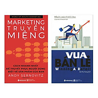 Combo 2 cuốn sách hay về Marketing- Bán Hàng: Marketing Truyền Miệng + Vua Bán Lẻ ( Tặng