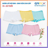 Set 3 Quần Lót Nữ Sinh, Sinh Viên Cao Cấp Vải Cotton 4 Chiều Charm teen GATEX từ 15 đến 22 tuổi