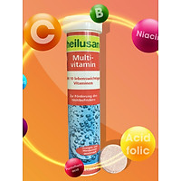 Viên sủi Heilusan Multivitamin - Nhập khẩu Đức - Ống 20 viên (Hỗ trợ làm giảm nguy cơ thiếu hụt vitamin).