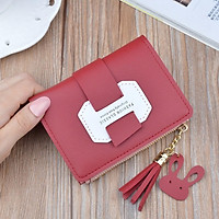 Ví Nữ Mini V003429 Ví Nữ Mini Cầm Tay Khoá Kéo Và Có Tua Rua Thời Trang