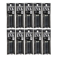 Combo 10 túi ống mực Platinum cho bút Preppy Nhật Bản và các dòng bút máy hãng Platinum
