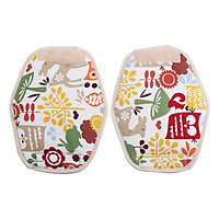 Bộ 2 Miếng Đệm Lót Dây Đai Chống Đau Vai Cho Địu Em Bé Hàn Quốc SINBII DPC-FB (Forest Beige)