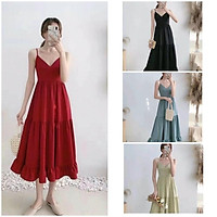VÁY HAI DÂY MAXI ĐI BIỂN