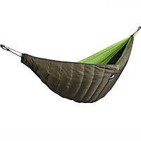 Ultralight Outdoor Camping Hammock Underquilt Portable Winter Warm Under Quilt Blanket Cotton Hammock - Green