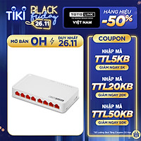 Bộ Chia Mạng 8 Cổng Gigabit Totolink S808G – Hàng Chính Hãng