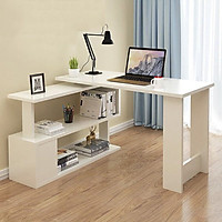 Bàn Làm Việc Chữ L Thiết Kế Kèm Giá Sách GHC-4155 - Nội Thất Phòng Làm Việc