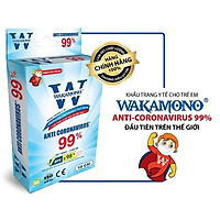 COMBO 10 HỘP (Hộp 10 cái) - KHẨU TRANG TRẺ EM WAKAMONO - MỸ & CHÂU ÂU CHỨNG NHẬN