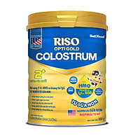 SỮA BỘT RISO OPTI GOLD COLOSTRUM 2+ CHO TRẺ TRÊN 2 TUỔI - 800G - ĐƯỢC 1 ÁO MƯA NUTIFOOD