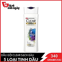 Dầu Gội Clear botanique tinh dầu 340g