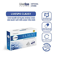 Bào tử lợi khuẩn LiveSpo Clausy cho người sử dụng kháng sinh dài ngày gây rối loạn tiêu hóa