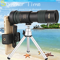 Binoculars High Power HD Zoom Monocular Precise Telescope Pocket Binoculo Hunting Optical Prism Scope Phone Lens