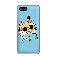 Ốp lưng Xiaomi Mi 8 Lite - 01196 7801 CAT14 - Silicone dẻo - Hàng Chính Hãng