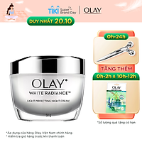 Kem dưỡng trắng da ban đêm Olay White Radiance Light Perfecting Night Cream 50g