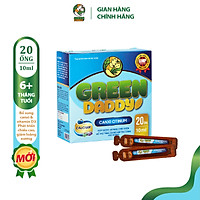 Siro Green Daddy Canxi Otinum hộp 20 ống x 10ml, bổ sung Canxi, Vitamin D3 giúp xương và răng chắc khỏe, phát triển toàn diện