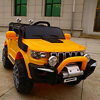 Ô tô xe điện đồ chơi địa hình JEEP KP-6188 cho bé 2 chỗ 4 động cơ (Đỏ-Xanh-Trắng-Cam)