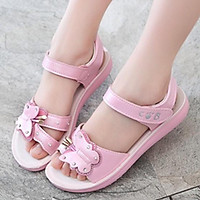 GIày sandal bé gái đi học quai bướm xinh cho bé từ 3 - 10 tuổi