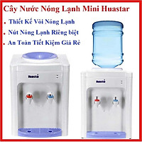 Bình lọc nước nóng lạnh mini,Máy nước văn phòng, Máy nước để bàn, Cây nước nóng lạnh mini Huastar, dễ dàng sử dụng