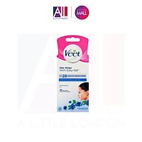 Tẩy lông mặt ria mép da nhạy cảm Veet Wax Strips 20 Miếng