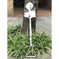 Xẻng làm vườn inox cao cấp cỡ trung chính hãng Cmart A0703