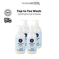 Combo 4 dầu gội sữa tắm 2 trong 1 cho bé Top To Toe Hàn Quốc