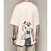 Áo T-shirt nam, cổ tròn, cộc tay, họa tiết in hoa, tay lỡ, thời trang, phù hợp cho mùa hè, kiểu dáng rộng rãi TA213