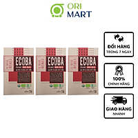Combo 3 Gạo Hữu Cơ Ecoba Huyết Rồng - Ecoba Organic Red Rice 1kg