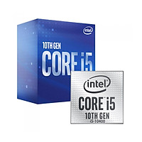 Bộ vi xử lý CPU Intel Core i5-10400 (2.90 GHz up to 4.30 GHz, 6 nhân 12 luồng, 12M Cache, Socket 1200, Comet Lake-S) - Hàng Chính Hãng
