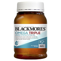 Viên uống dầu cá Blackmores Omega Triple Concentrated Fish Oil 150 Capsules