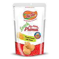 Đậu phộng snack phô mai Tài Tài - Túi Zipper 135g