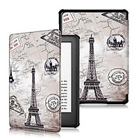 Ốp lưng da PU có ngăn đựng thẻ cho Kindle 10th Generation 2019