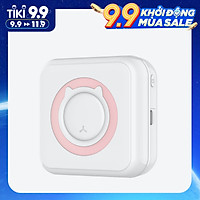 Máy in nhiệt không dây bỏ túi mini BT độ phân giải 200dpi có thể in nhãn/ảnh/câu hỏi/bản ghi nhớ (Tặng kèm 1 cuộn giấy)