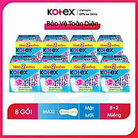 Combo 8 Băng Vệ Sinh Kotex Penta Khô thoáng Dày Không Cánh 8 miếng + Tặng 2 miếng