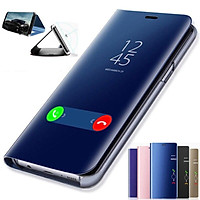Bao Da Nắp Gập Mặt Gương Cho Xiaomi Redmi Note 7 5 8 9 Pro 8t 9a 8a Poco X3 Nfc F2 M3 Mi 10 9 Lite Redmi Note 9s 7 8 Pro