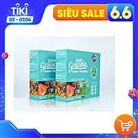 OHH Granola Ngũ Cốc Hạt Mix Trái Cây Sấy Best Seller TIKI - Tiết Kiệm Combo 2 Hôp (Sung Mỹ, Chà Là Israel, Nam Việt Quốc)- Ăn Sáng - Dòng Super Healthy Ăn Vặ tGiảm Cân 02 hộp x 250g, Tiêu Chuẩn FDA - Hoa Kỳ