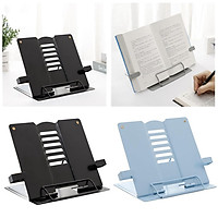 2pcs Portable Sturdy Book Stand for Textbooks Tablet Books Cookbook Document